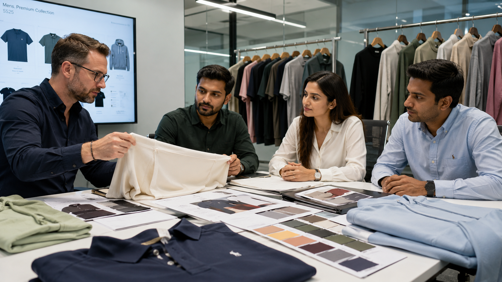 Apparel sourcing for German fashion brands through product development and manufacturing support in India