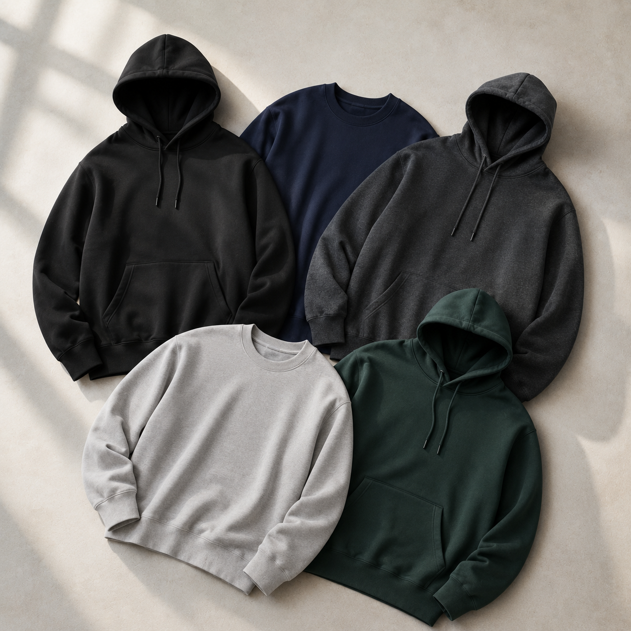 Blank hoodies and sweatshirts for UK private-label apparel programmes