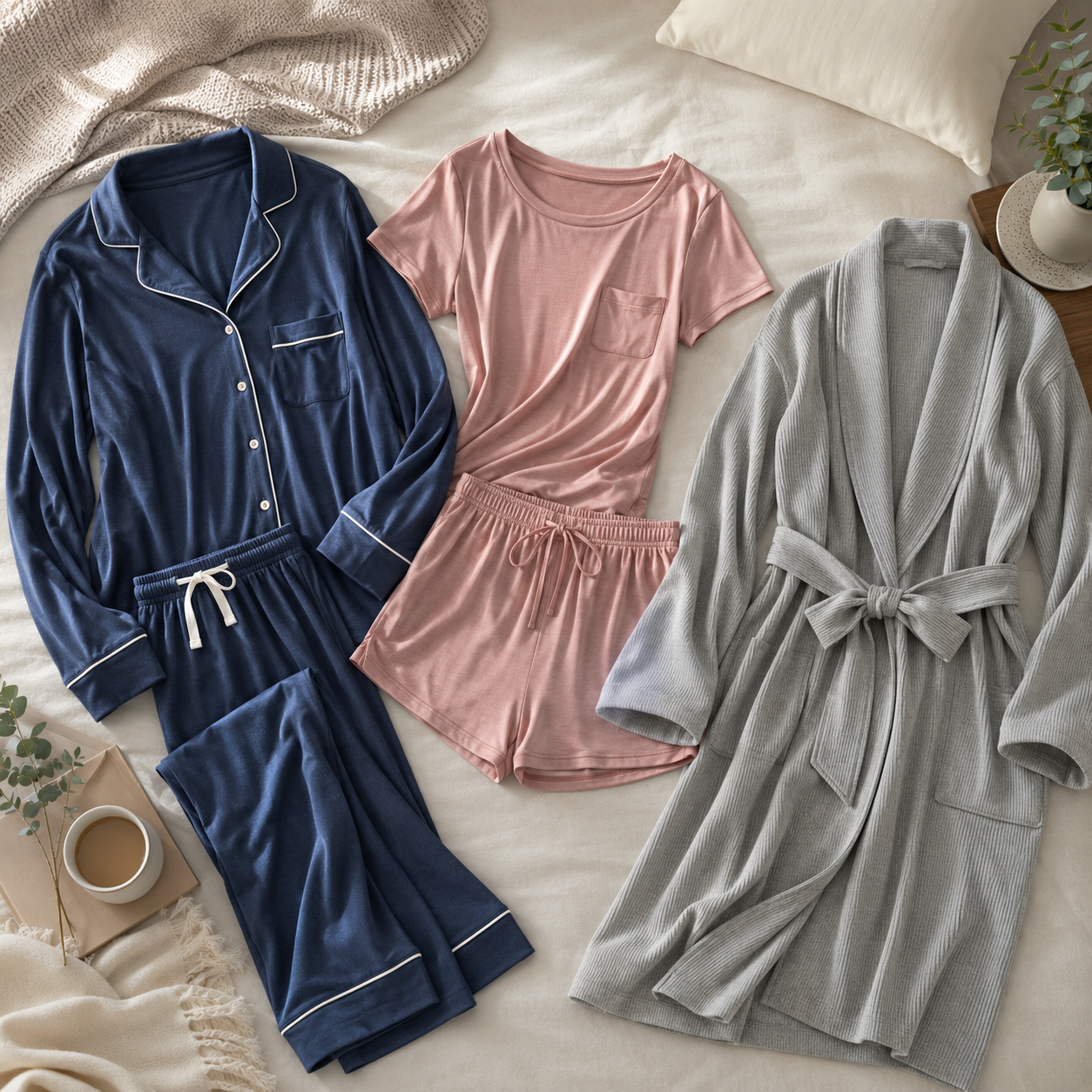 Cotton and modal sleepwear sets for UK private-label brands