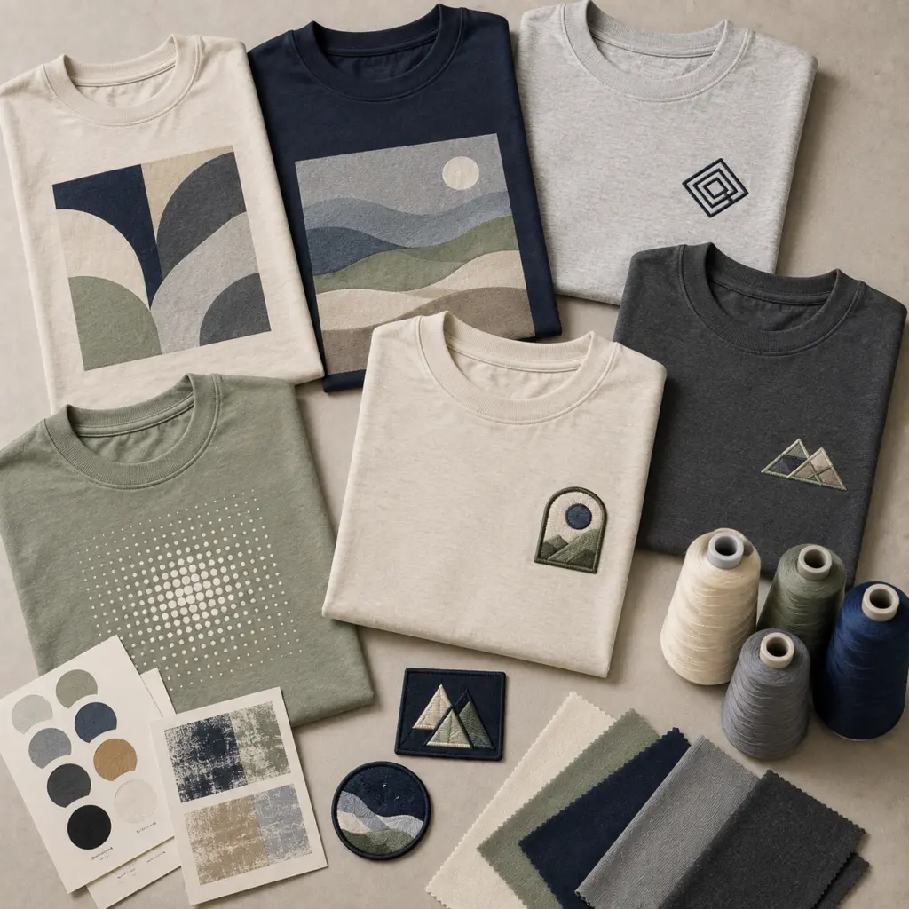 Apparel printing and embroidery capabilities for international private label brands