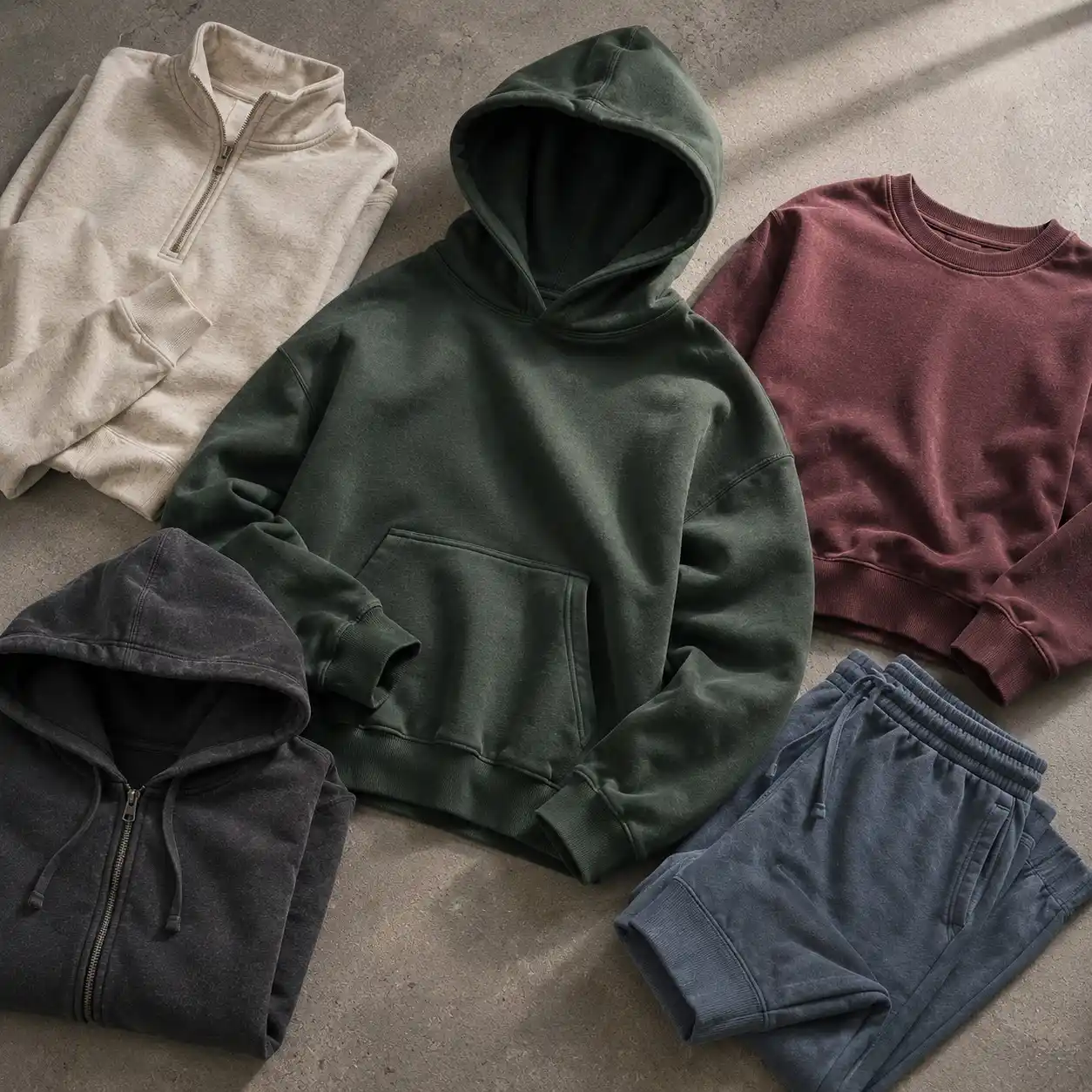 Private label hoodies and sweatshirts for Mexican apparel brands
