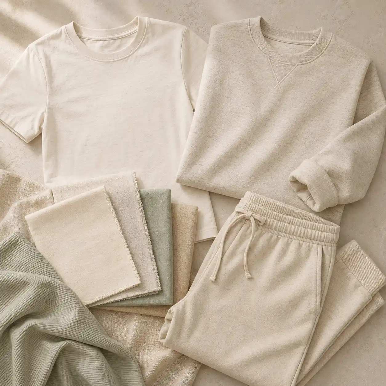 Organic cotton and sustainable private label apparel manufacturing collection