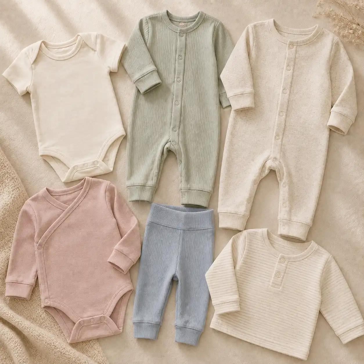 Private label knitted babywear manufacturing collection in India