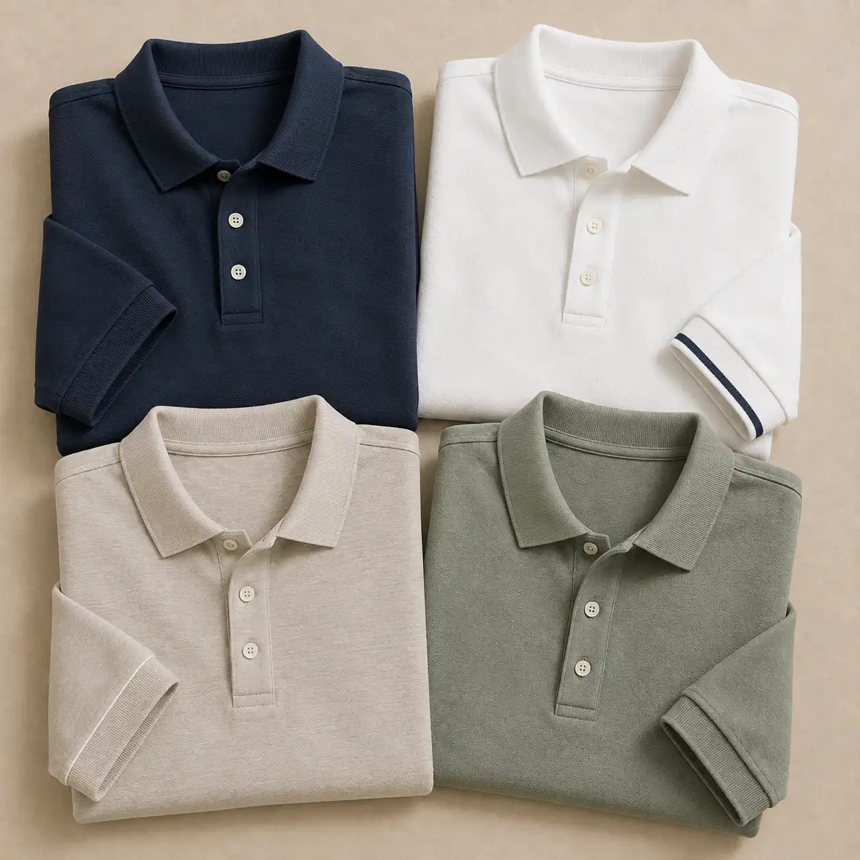 Private label cotton pique polo shirt manufacturing collection